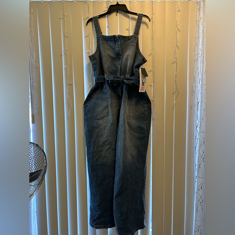 Celebrity Pink Jean Jumpsuit